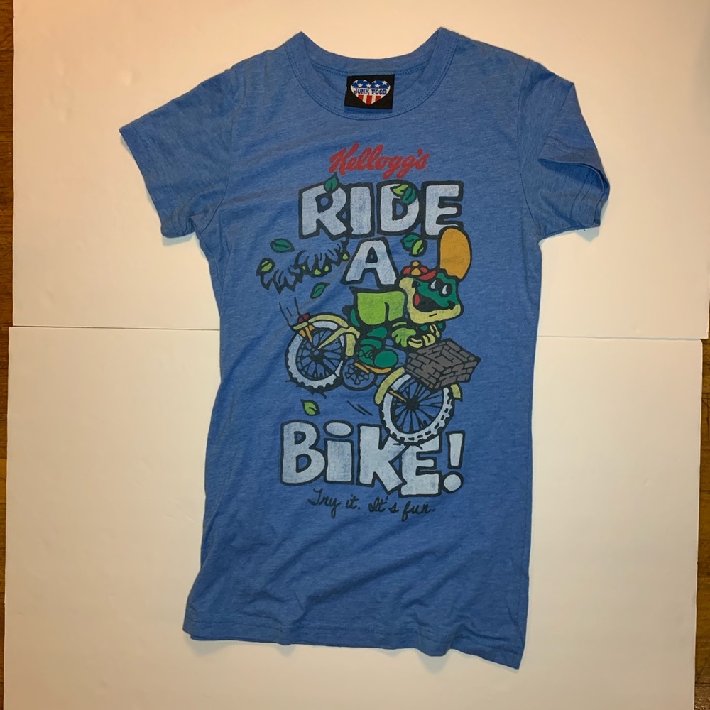 Junk Food Kellogg’s Honey Smacks Frog Blue Tshirt